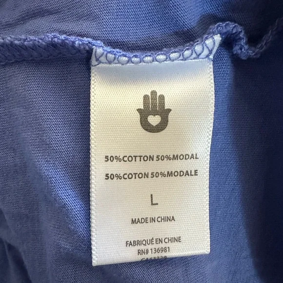 Spiritual Gangster Blue Graphic Tank with White Logo Size L - Picture 5 of 6